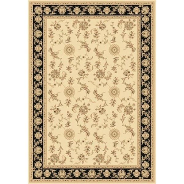 Dynamic Rugs Legacy 6.7 x 9.6 580017-19 Rug - Ivory-Black LE71058017190 - main
